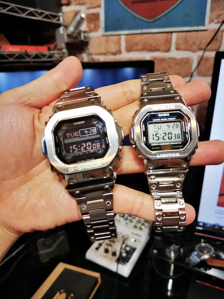 美品【G-SHOCK】DW5600Eのメタルカスタム(社外品) - 腕時計(デジタル)