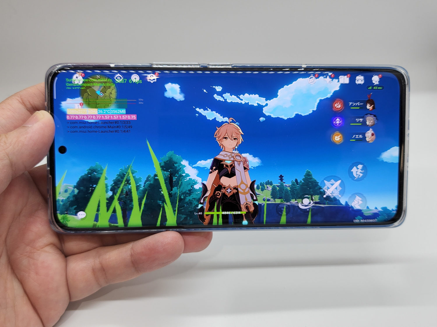 Xiaomi 12S Ultraは原神にて60FPSに張り付く抜群の動作感